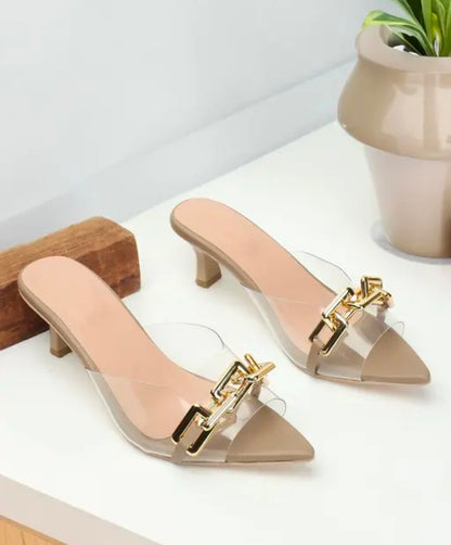 New Stylish Beige Heels