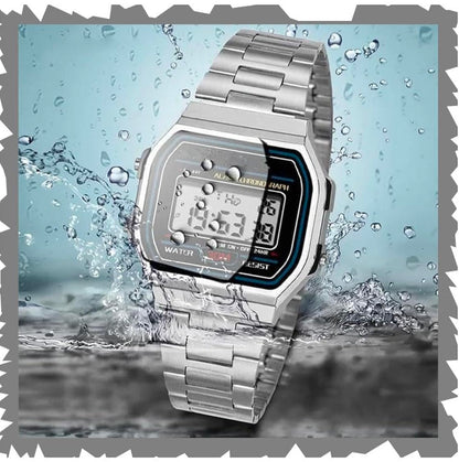Premium Brand Digital 4 Colours Square Dial Unisex Wrist Watch for Men/Women