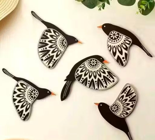 JK Love Birds Wall Decor Elegant Love Bird Home Decor Office Hotel Wall Hanging