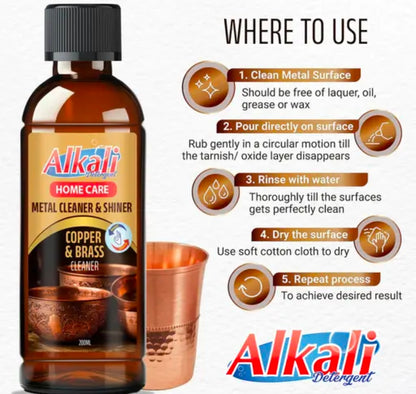 Alkali - Instant Copper & Brass Cleaning Liquid ✨