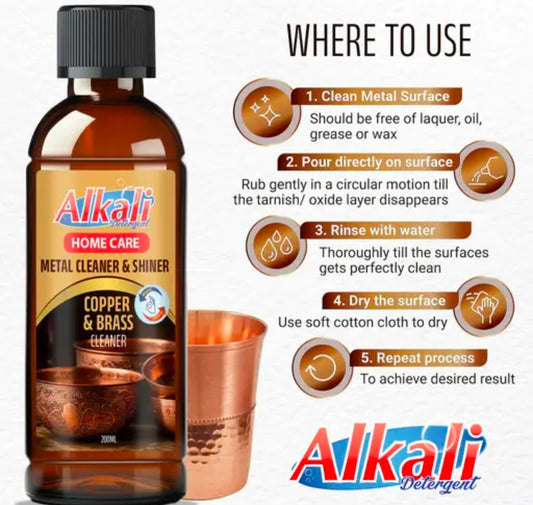 Alkali - Instant Copper & Brass Cleaning Liquid ✨
