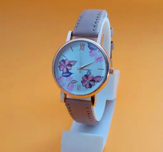Special Valentine WOMEN'S ANALOG SILVER BLACK COLOUR WATCH