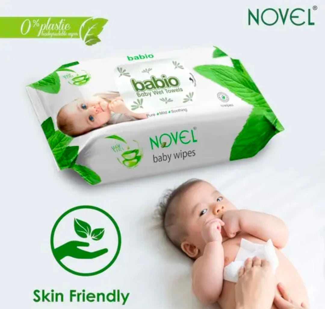 Baby Wipes 72 Sheets/Pack of 6 (432 Wipes)