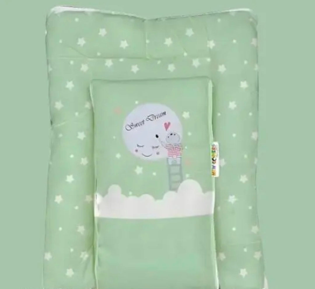 VRAJ VALLABH 3 in 1 Baby Bed, Sleeping Bag & Carry Nest, Cotton Baby Bedding for New Born & Infant, Portable Bassinet, for Baby Carrying & Sleeping, Unisex Baby Sleeping Bed